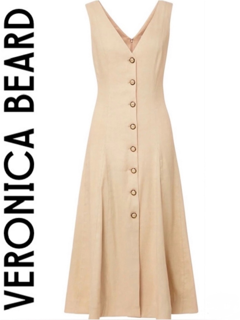 Veronica Beard Lou Pleated Midi Dress